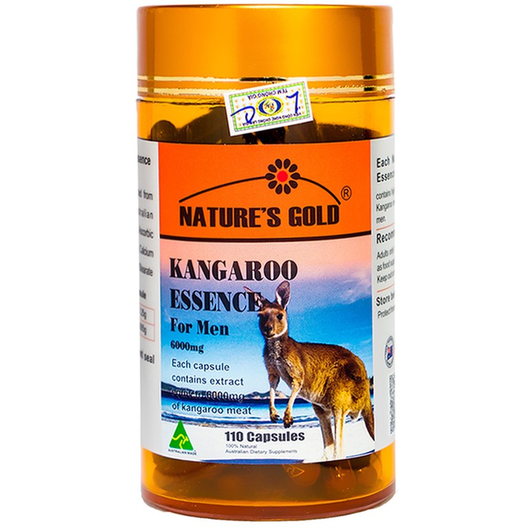 Viên uống Kangaroo Essense For Men Nature's Gold tăng cường sinh lý (110 viên)