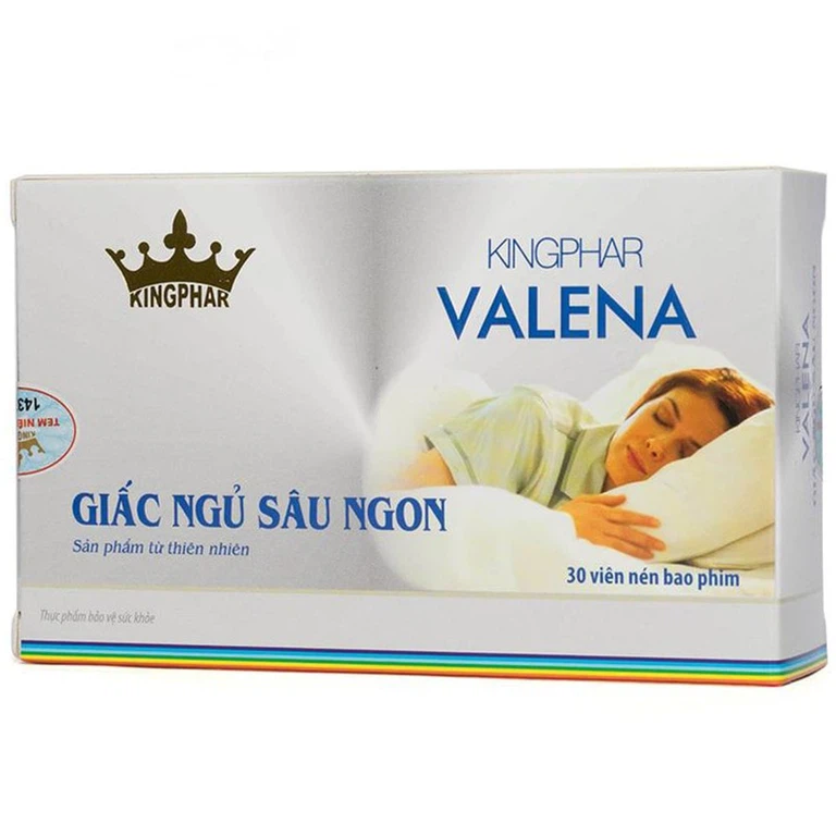 Viên uống Valena Kingphar giúp an thần, hỗ trợ dễ ngủ (30 viên)