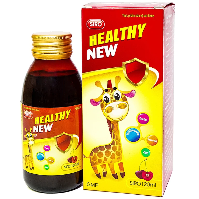 Siro Healthy New Kids bổ sung vitamin, lysine, taurin, hỗ trợ kích thích tiêu hóa (120ml)