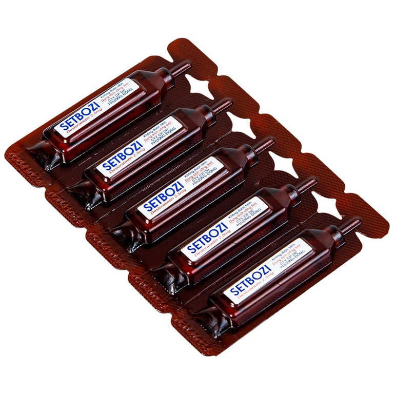 Dung dịch Setbozi Stick giảm các triệu chứng hắt hơi, sổ mũi (20 ống x 5ml) 