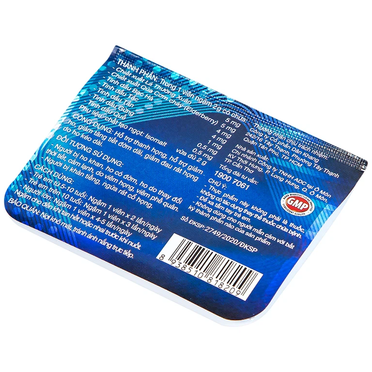 Kẹo Ngậm Ho Thanh Họng Giảm Đờm Hotexcol (10 vỉ x 4 viên)