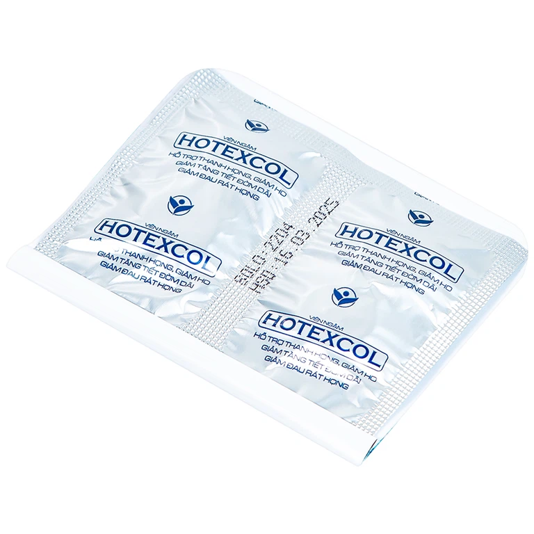 Kẹo Ngậm Ho Thanh Họng Giảm Đờm Hotexcol (10 vỉ x 4 viên)