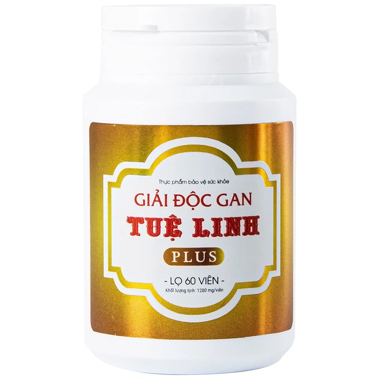 Viên uống Tuệ Linh Plus hỗ trợ giải độc gan, tăng cường chức năng gan (60 viên)