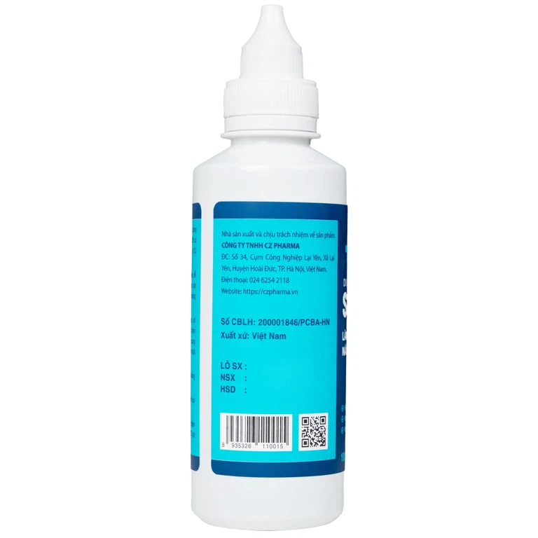 Dung dịch rửa vết thương Suporan 190ml CZ Pharma rửa sạch vết thương bên ngoài da