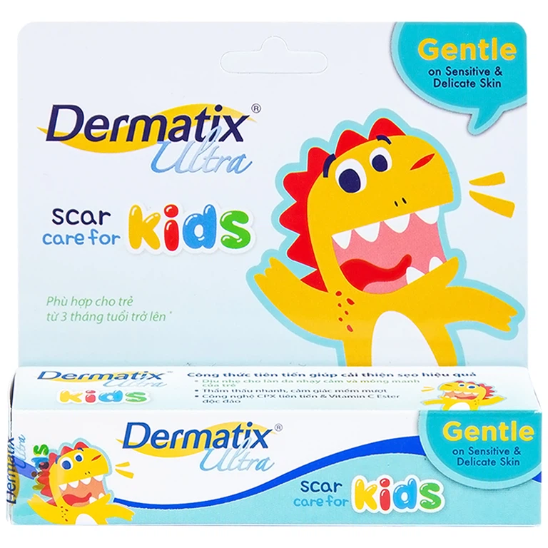 Gel trị sẹo Dermatix Ultra Scar Care For Kids Menarini phù hợp cho trẻ từ 3 tháng tuổi trở lên (5g)