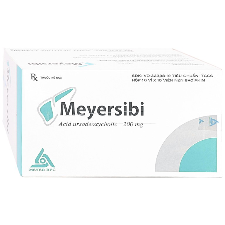 Thuốc Meyersibi Meyer-BPC điều trị sỏi cholesterol trong túi mật (10 vỉ x 10 viên)