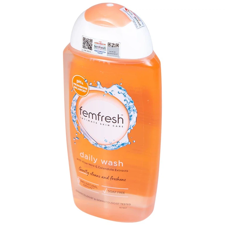 Dung dịch vệ sinh phụ nữ Femfresh Daily Wash làm sạch, khử mùi hôi, làm thơm vùng kín (250ml)