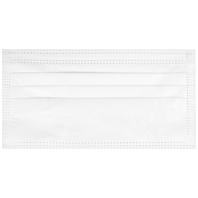 Khẩu trang y tế TLR màu trắng 3 lớp hỗ trợ ngăn khói, bụi, kháng khuẩn (50 cái)