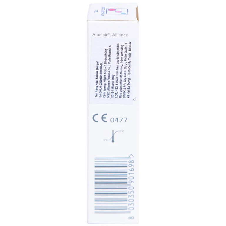 Gel bôi Aloclair Plus Gel giảm đau, kháng viêm và lành viêm loét khoang miệng (8ml)
