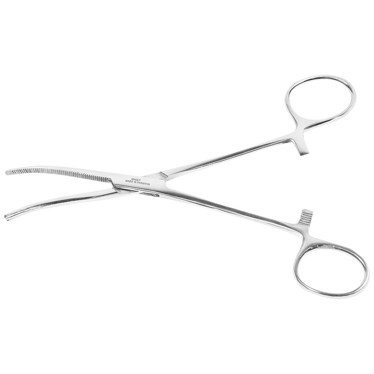 Pen gắp cong không mấu Electro Bismed  dùng kẹp bông băng, băng gạc rửa vết thương (1 cái x 18cm)