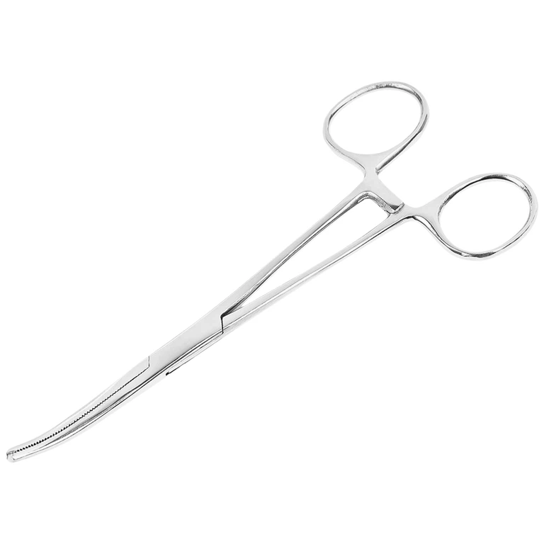 Pen gắp cong không mấu Electro Bismed  dùng kẹp bông băng, băng gạc rửa vết thương (1 cái x 18cm)