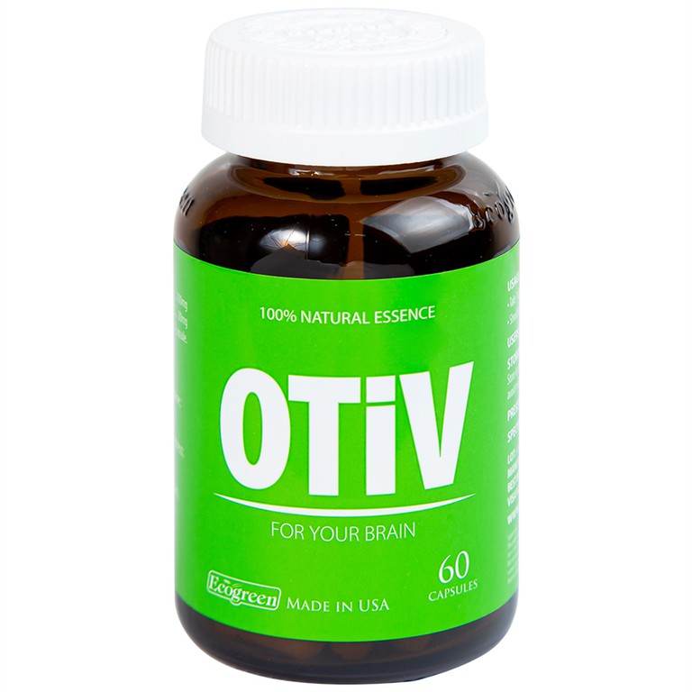 Viên uống OTiV Ecogreen giúp tăng cường dưỡng chất cho não (60 viên)