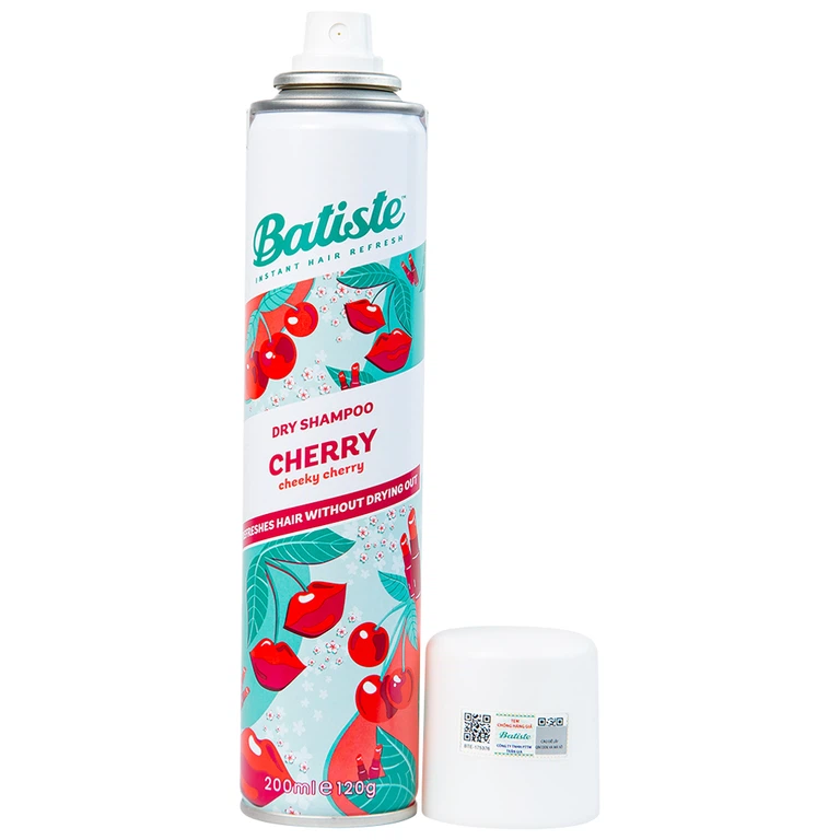 Dầu gội khô Batiste hương anh đào Dry Shampoo Fruity And Cheeky Cherry (200ml)