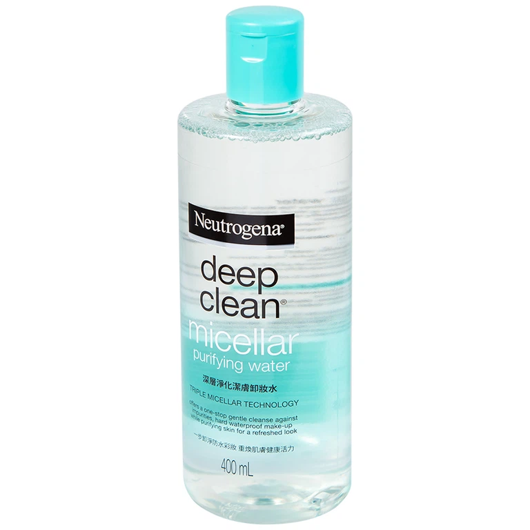 Nước tẩy trang Neutrogena Deep Clean Micellar Purifying Water Johnson And Johnson (400ml)