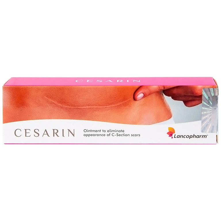 Kem Cesarin Ointment Lacopharm hỗ trợ làm mờ và làm mềm vết sẹo phẫu thuật (30g)