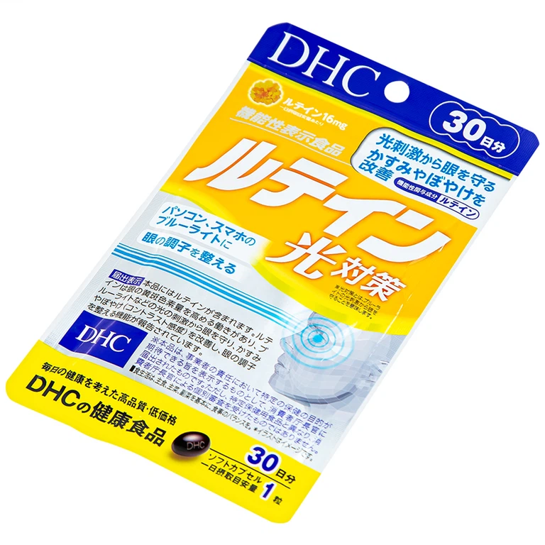 Viên uống DHC Lutein Blue Light Protection bổ sung lutein, anthocyanin hỗ trợ hạn chế lão hóa mắt (30 viên)