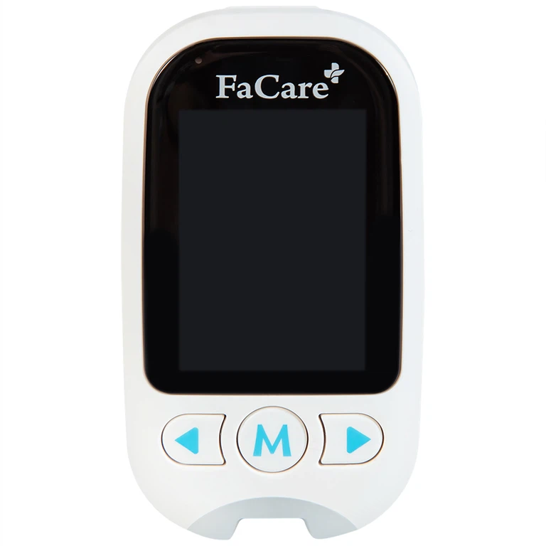 Máy đo 5 in 1 FaCare+ FC-M168 (TD-4216) Bluetooth hỗ trợ đo Cholesterol, Acid Uric, Glucose 