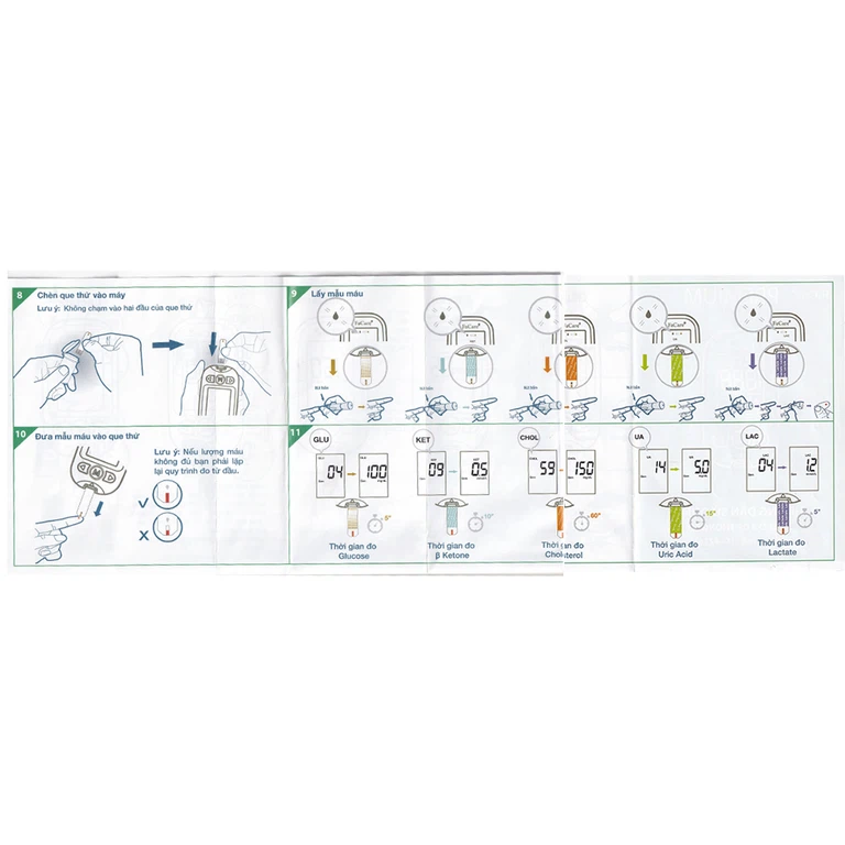 Máy đo 5 in 1 FaCare+ FC-M168 (TD-4216) Bluetooth hỗ trợ đo Cholesterol, Acid Uric, Glucose 