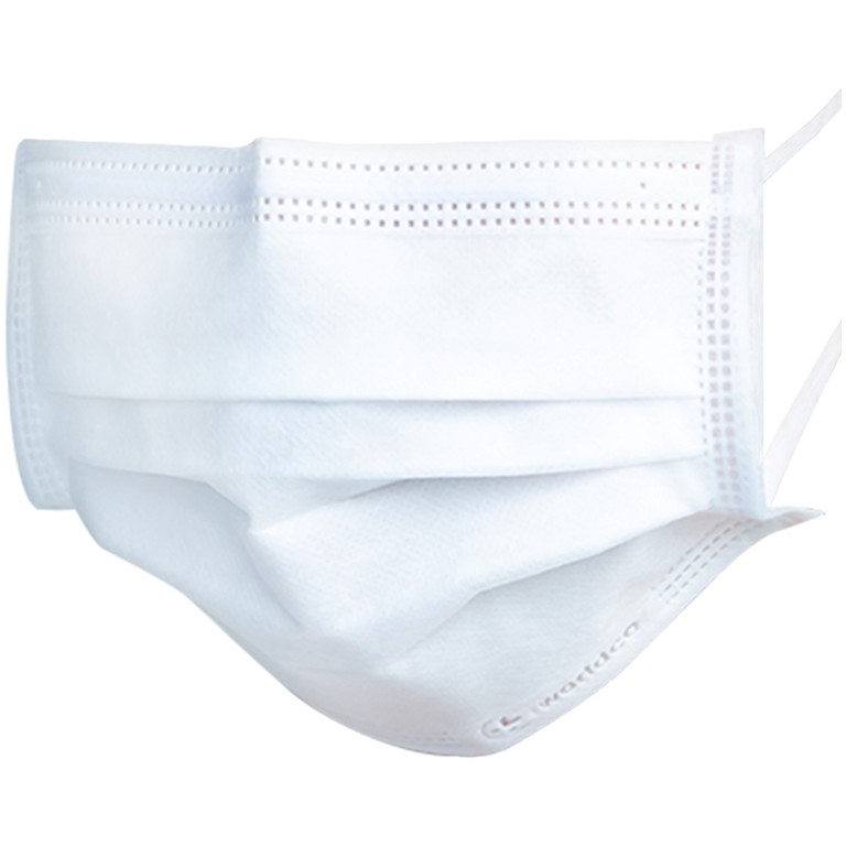 Khẩu trang y tế Liworldco màu trắng 4 lớp hỗ trợ ngăn khói, bụi, kháng khuẩn (5 gói x 10 cái)