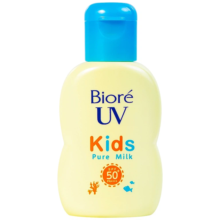 Sữa chống nắng Bioré UV Kids Pure Milk SPF50+ PA+++ dịu nhẹ cho trẻ em (70ml)