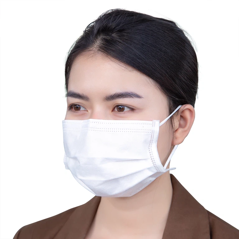 Khẩu trang y tế ILT Liworldco màu trắng 4 lớp hỗ trợ ngăn khói, bụi, kháng khuẩn (50 cái)