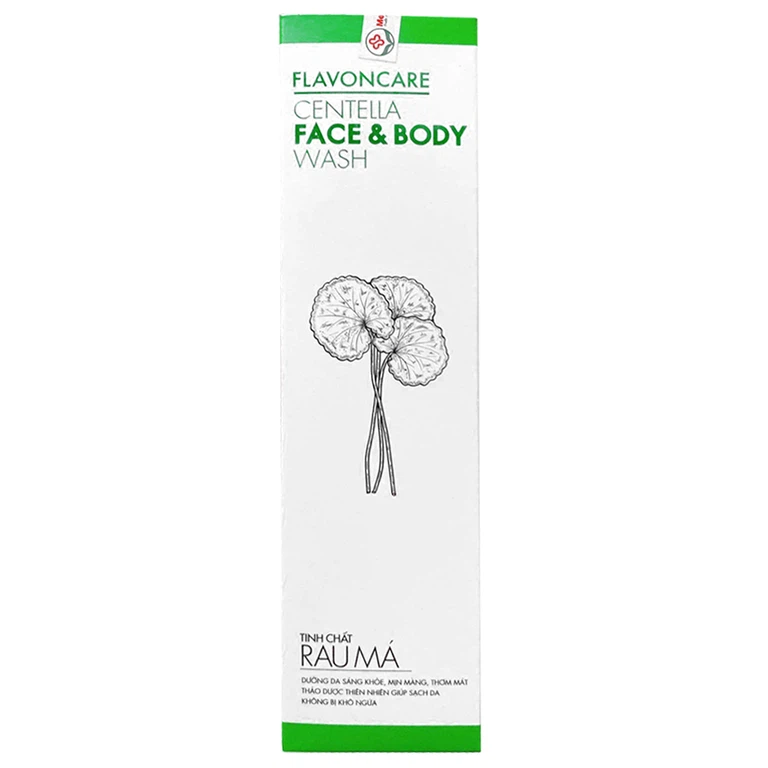 Tinh chất rau má Flavoncare Centella Face Body Wash Meconature dưỡng da sáng khoẻ, mịn màng  (240ml)
