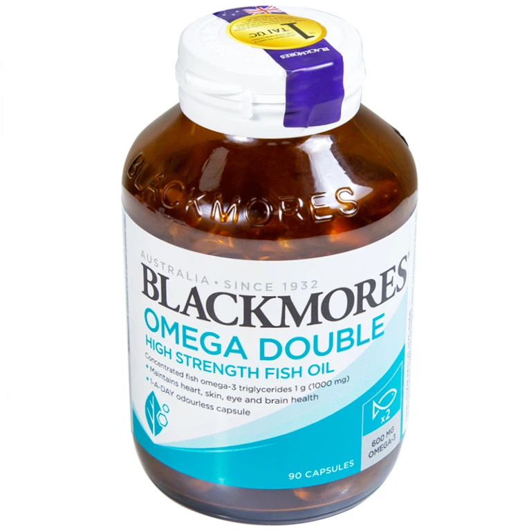 Viên uống Blackmores Omega Double High Strength Fish Oil bổ sung omega (90 viên)