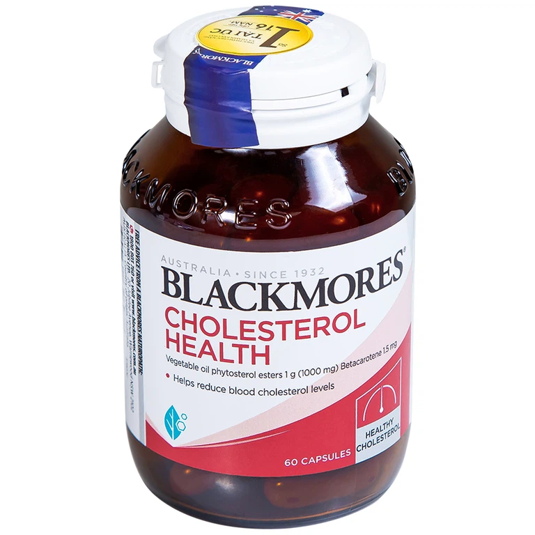 Viên uống Blackmores Cholesterol Health hỗ trợ giảm cholesterol máu (60 viên)