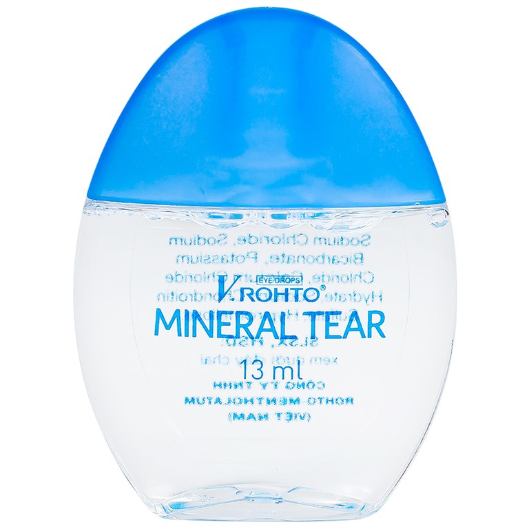 Dung dịch nhỏ mắt V.Rohto Mineral Tear giữ ẩm và bổ sung khoáng chất (13ml)