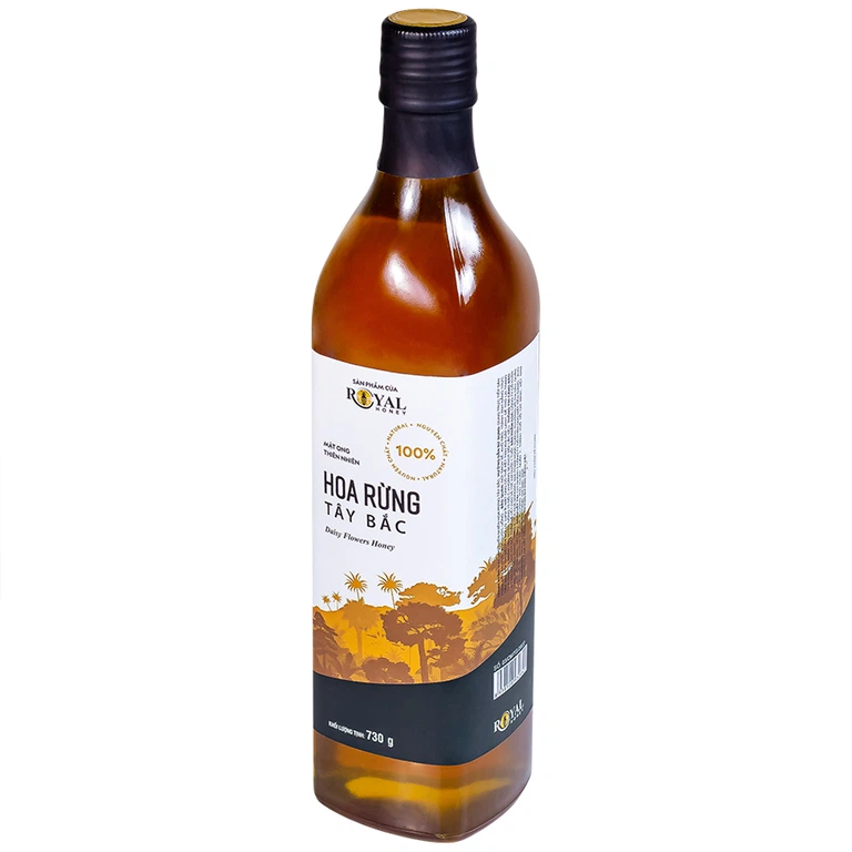 Mật ong thiên nhiên Hoa Rừng Tây Bắc Royal Honey hỗ trợ bổ sung dinh dưỡng, tăng cường đề kháng (730g)