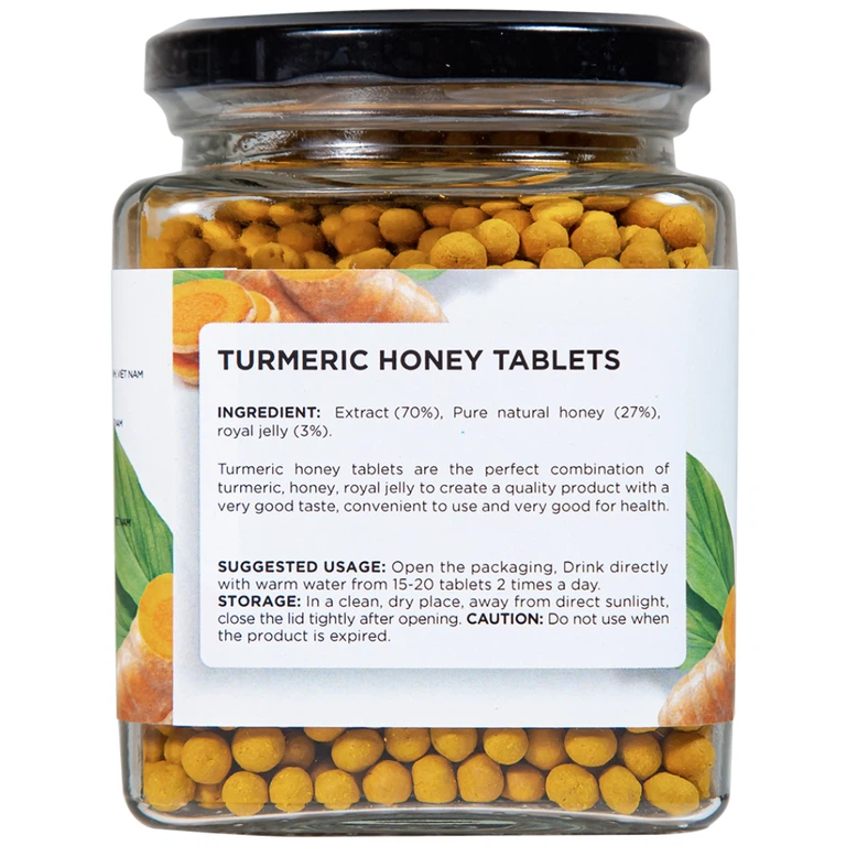 Viên nghệ mật ong Royal Honey bổ sung dinh dưỡng, tăng cường đề kháng (250g)