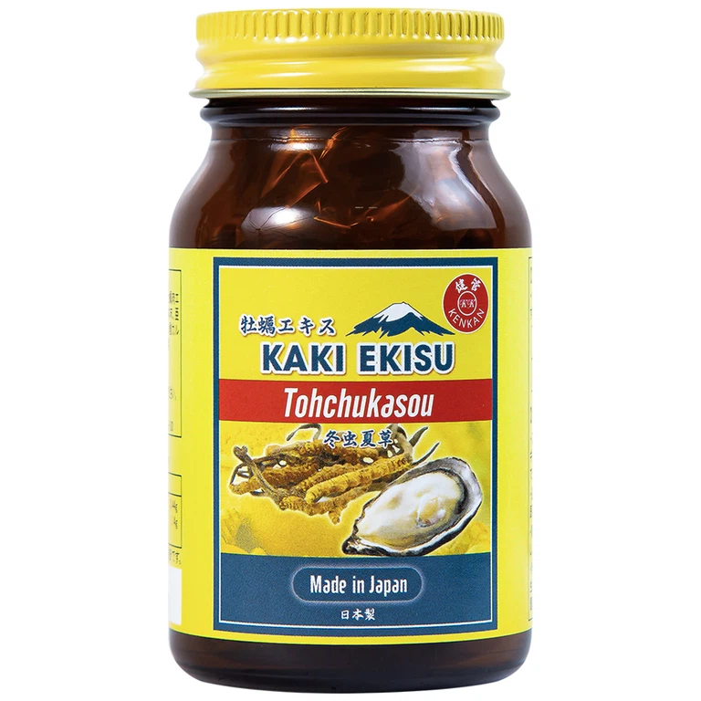 Viên uống Kaki Ekisu Tohchukasou Kenkan hỗ trợ tăng cường sinh lý nam giới (60 viên)