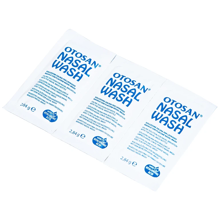 Dung dịch muối rửa mũi Otosan Nasal Wash làm sạch sâu và giảm chứng viêm mũi dị ứng, cảm lạnh (30 gói)