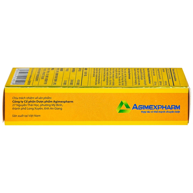 Dầu gió lăn Red Lion Medicated Oil Yellow Agimexpharm ấm da vùng xoa, sử dụng massage hỗ trợ thư giãn (10ml)