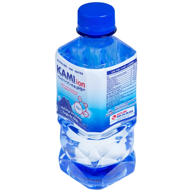 Nước uống ion kiềm Kami-Ion PH9 Plus bổ sung các ion và khoáng chất (350ml)