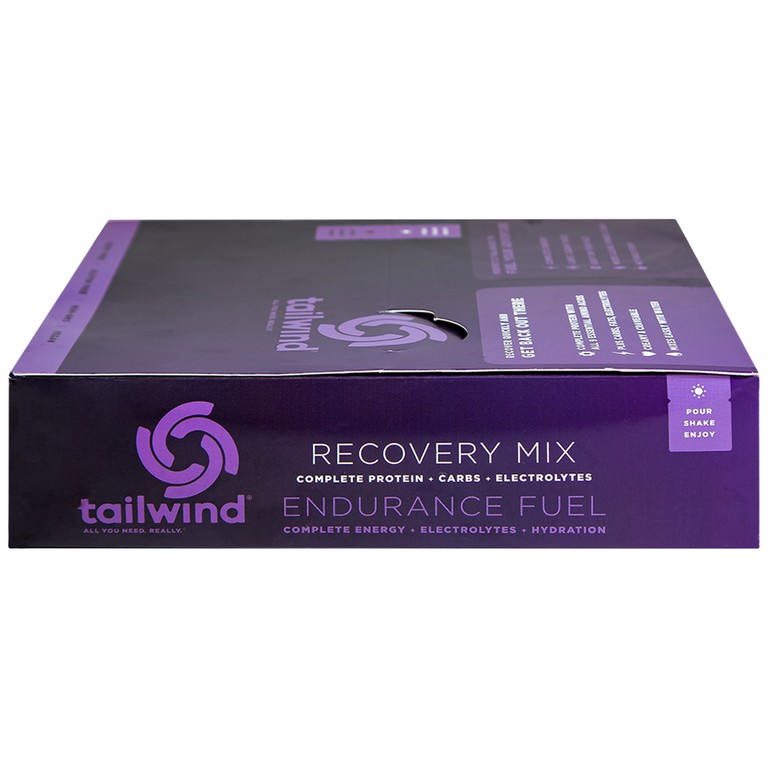 Bột năng lượng Recovery Mix Tailwind Chocolate bổ sung chất điện giải, năng lượng và bù nước (14 gói x 61g)
