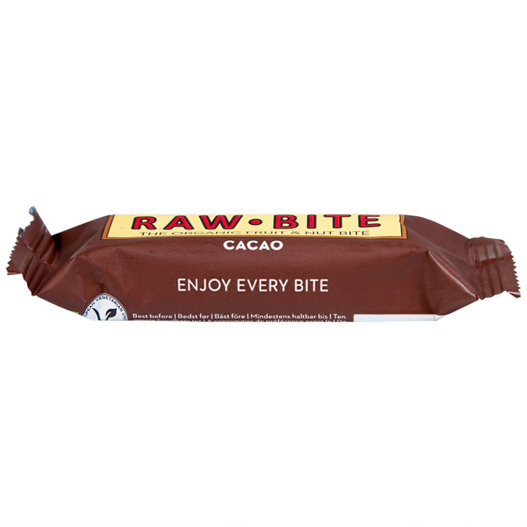 Thỏi dinh dưỡng hữu cơ RawBite Cacao cung cấp dinh dưỡng và năng lượng (50g)