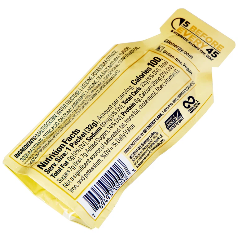 Thực phẩm bổ sung GU Energy Gel Vanilla Bean cung cấp dinh dưỡng và năng lượng cho cơ thể (32g)