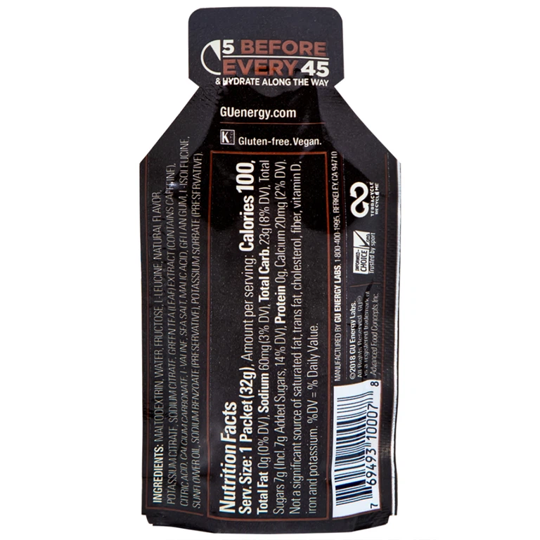 Thực phẩm bổ sung GU Energy Gel Espresso Love cung cấp dinh dưỡng và năng lượng (32g)
