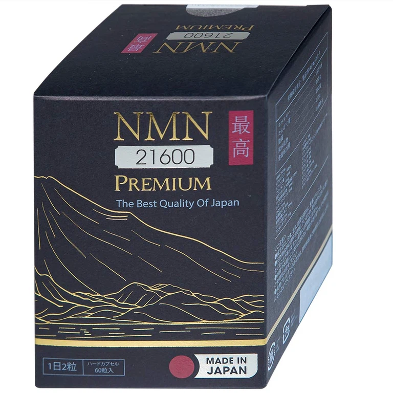Viên uống NMN 21600 Premium giúp cho cơ thể và thể chất chống lại được sự lão hóa (60 viên)