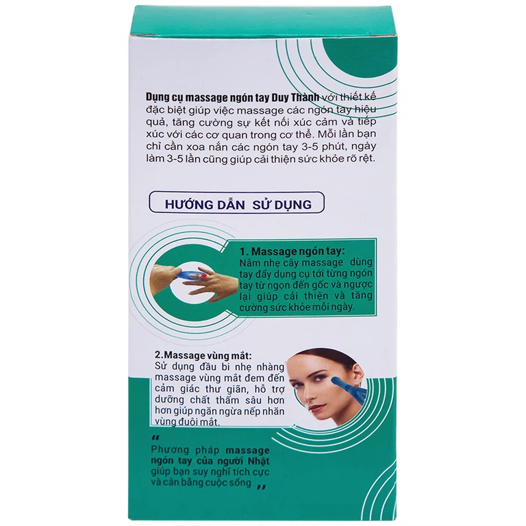 Dụng cụ massage ngón tay Duy Thành giảm thiểu lo lắng, căng thẳng trong cuộc sống (1 cái x 120gr)