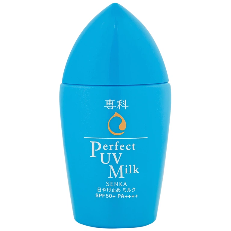 Sữa chống nắng dưỡng ẩm Senka Perfect UV Milk N SPF50+ PA++++ dành cho mặt và toàn thân (40ml)