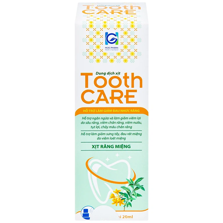 Dung dịch xịt Tooth Care hỗ trợ giảm đau nhức răng (20ml)