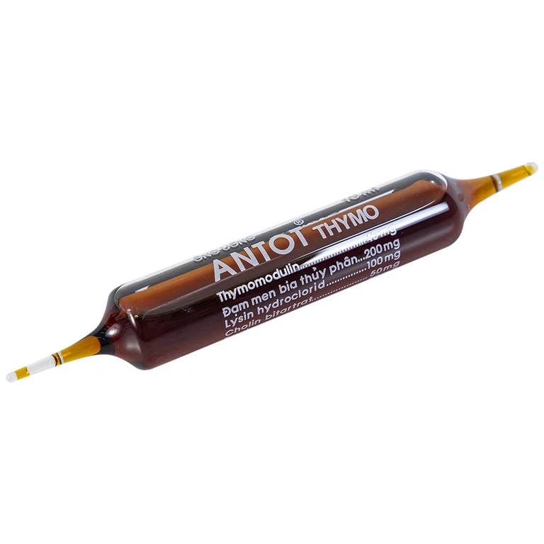 Dung dịch uống Antot Thymo Traphaco tăng cường sức đề kháng (2 vỉ x 10 ống x 10ml)