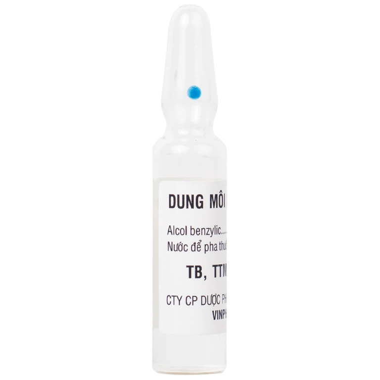 Thuốc tiêm Vinphason 100mg Vinphaco điều trị lupus ban đỏ hệ thống, hồng ban đa dạng nặng (1 lọ + 1 ống)