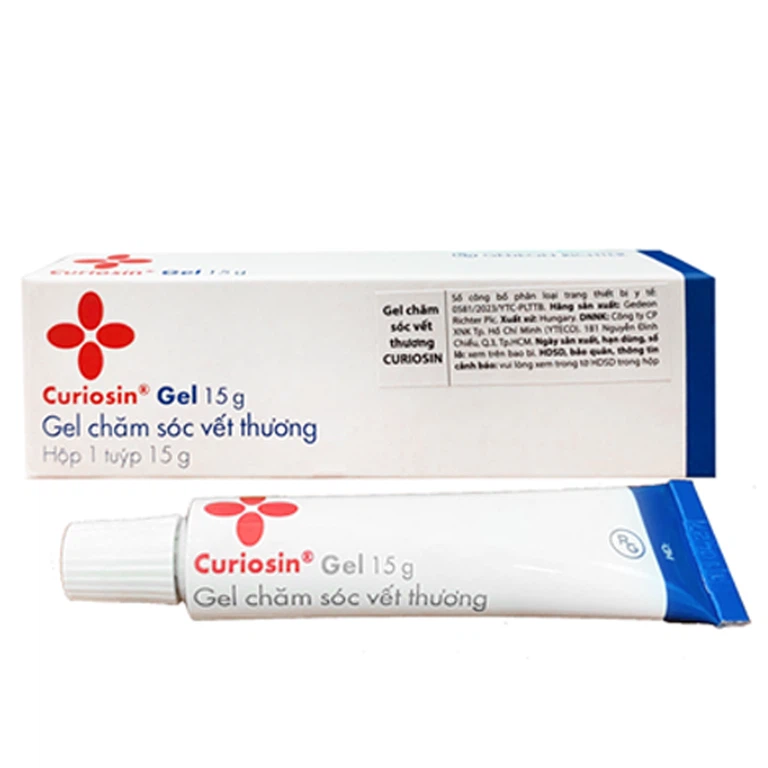 Gel Curiosin Gedeon làm lành vết loét ở chân, loét điểm tỳ, loét do tiểu đường (15g)