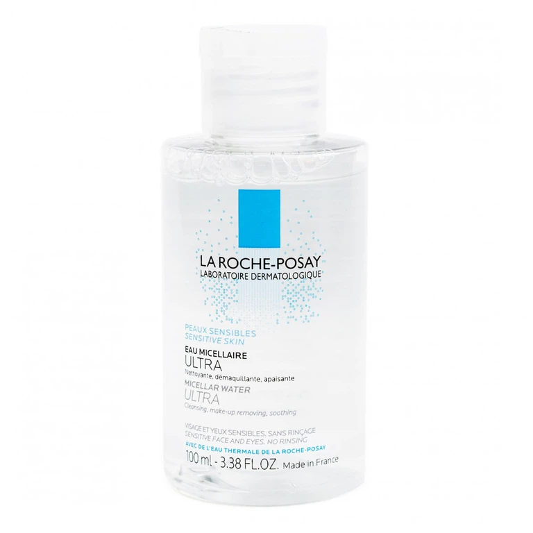Nước tẩy trang La Roche-Posay Micellar Water Ultra Sensitive Skin hỗ trợ làm sạch sâu vượt trội (100ml)