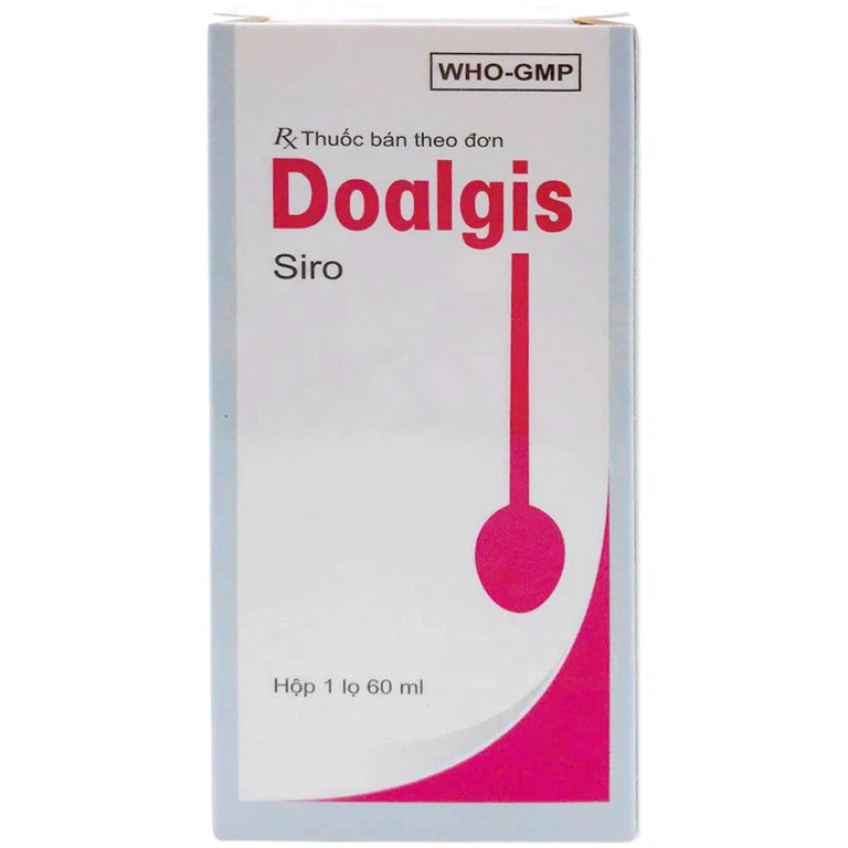 Siro Doalgis 60ml Hataphar chống dị ứng do dùng corticoid liệu pháp, viêm phế quản dị ứng,