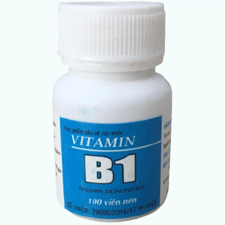 Viên uống Vitamin B1-Tm 2.5mg Đại Y bổ sung vitamin B1, tăng cường sức đề kháng (100 viên)