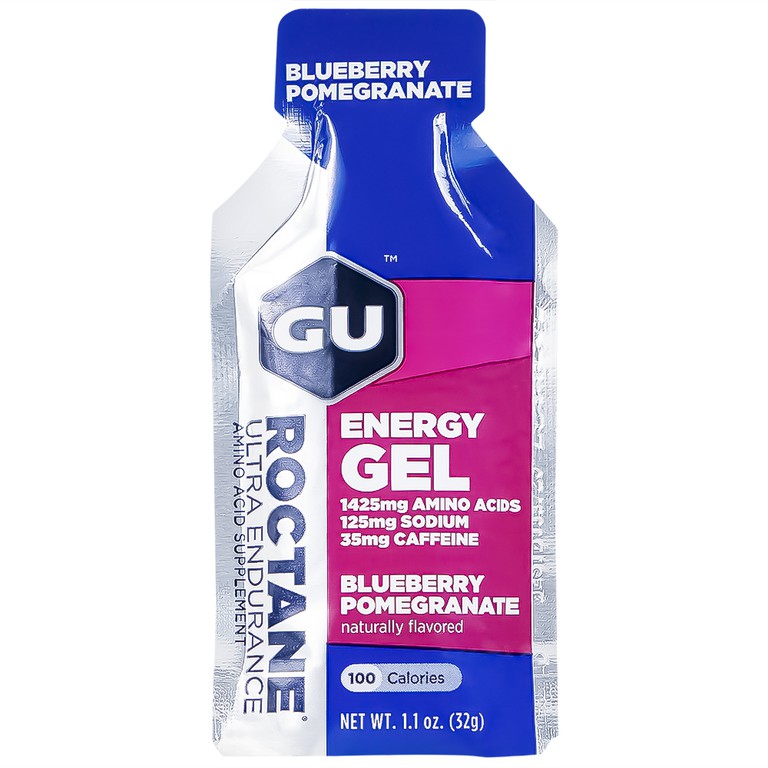 Thực phẩm bổ sung GU Roctane Energy Gel Blueberry Pomegranate cung cấp dinh dưỡng và năng lượng (32g)